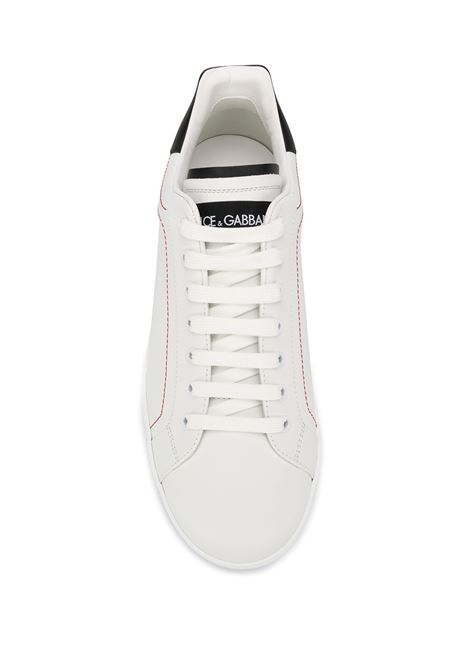 white calf leather Portofino sneakers  DOLCE & GABBANA | CS1760-AH52689697